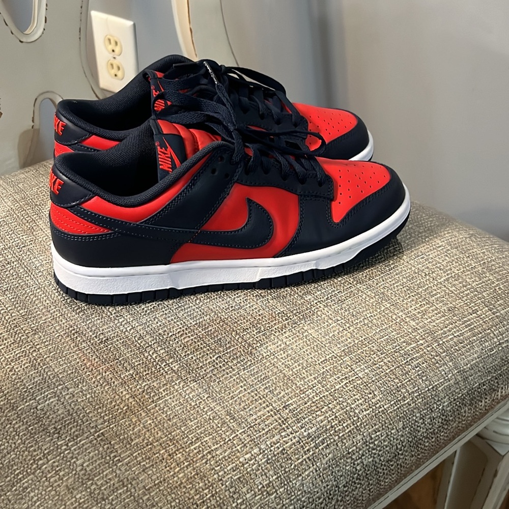 Nike Red and Black Sneakers